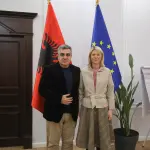 Blendi Gonxhja takim me Ambasadoren e Hungarisë Martina Kasnyik