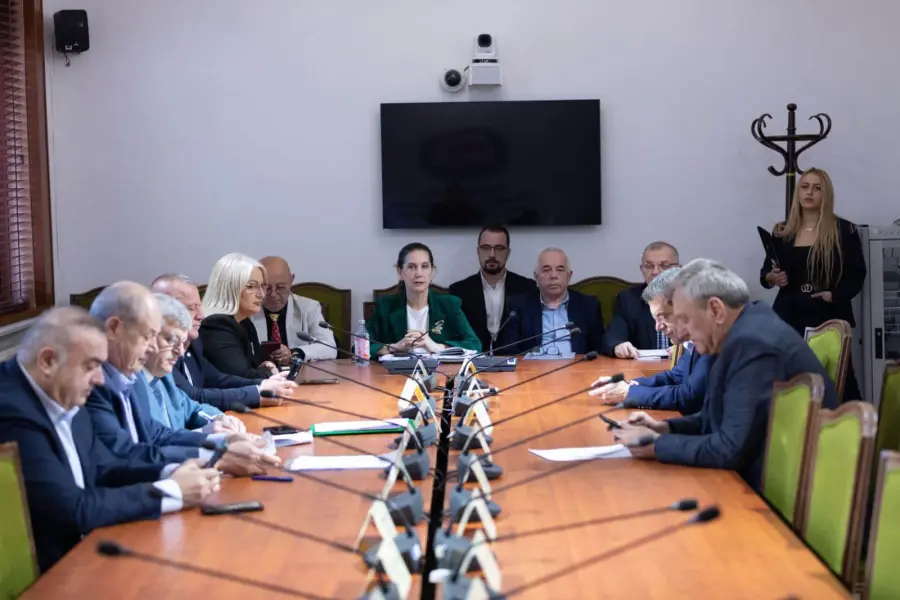 Mirela Kumbaro paraqet projektbuxhetin për vitin 2025 në Komisionin për Veprimtaritë Prodhuese, Tregtinë dhe Mjedisin