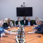 Mirela Kumbaro paraqet projektbuxhetin për vitin 2025 në Komisionin për Veprimtaritë Prodhuese, Tregtinë dhe Mjedisin