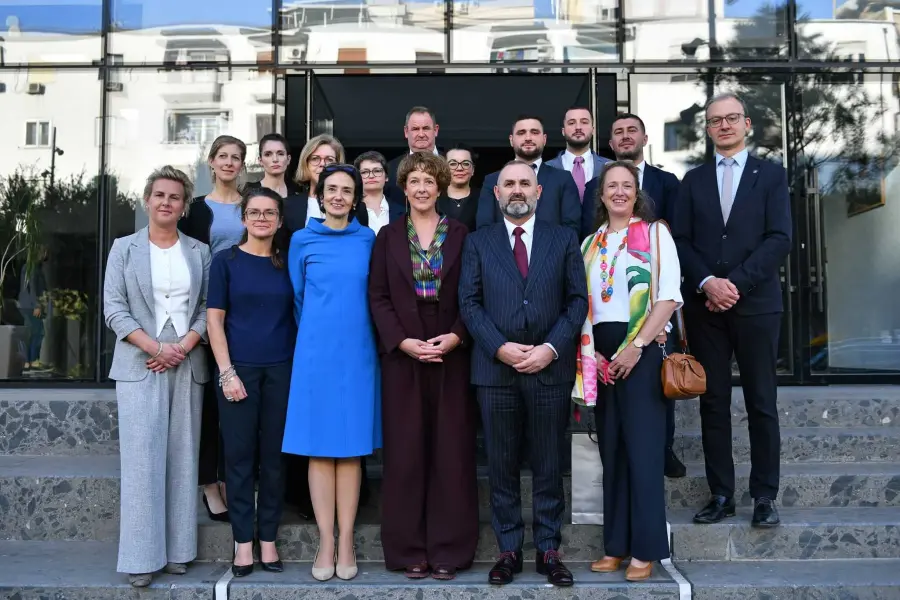 Ulsi Manja takim me Ann Fransen, Drejtuesen e Prokurorisë Federale të Belgjikës dhe delegacionin e saj