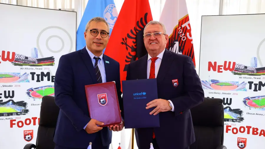 FSHF & UNICEF një bashkëpunim i cili ka për synim futbolin dhe mbrojtjen e fëmijëve
