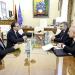 Guvernatori Sejko takon Shefin e Sektorit Ekonomik Rajonal për Ballkanin Perëndimor në Ambasadën Franceze, z. Pierre Grandjouan