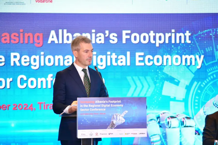 Zv. Ministri i Ekonomisë, Kulturës dhe Inovacionit, Sokol Duma, merr pjesë në Konferencën mbi Inovacionin dhe Progresin.