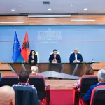 Drejtor i ri i Përgjithshëm i Tatimeve, Ilir Binaj, prezantohet nga Ministri Petrit Malaj.