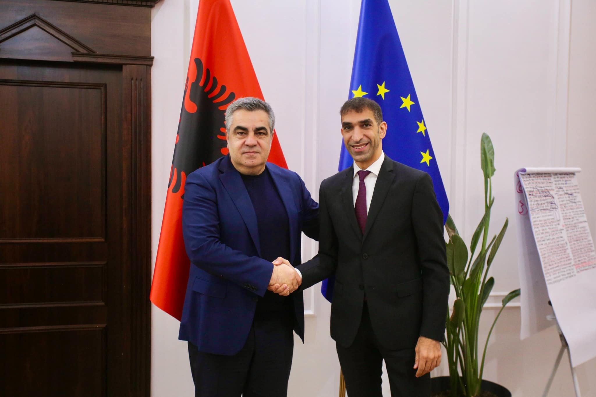 Ministi Gonxhja takim me delegacionin e Emirateve të Bashkuara Arabe