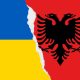 Flamuri i Ukrainës dhe i Shqipërisë