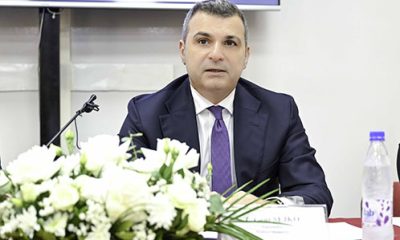 Guvernatori i Bankës së Shqipërisë duke mbajtur fjalim
