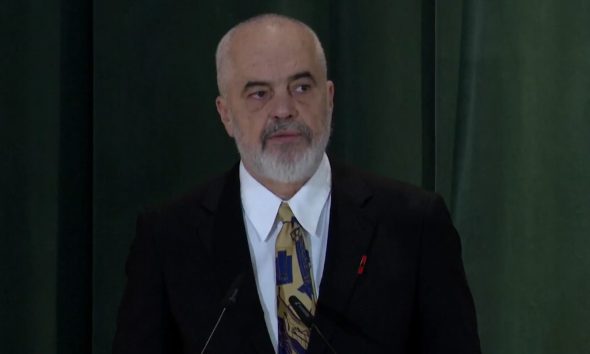 Kryeminstri Edi Rama në Konferenc