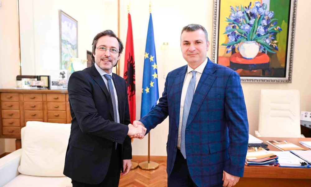 Guvernatori Genti Sejko Ambasadori i Italisë Marco Alberti