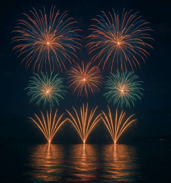 Një natë pyroteknike në Himarë