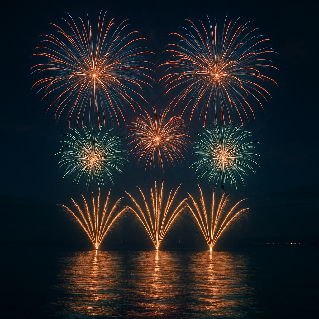 Një natë pyroteknike në Himarë